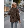 Autumn New Women's Leopard Print Long-sleeved Jacket Coat for Women