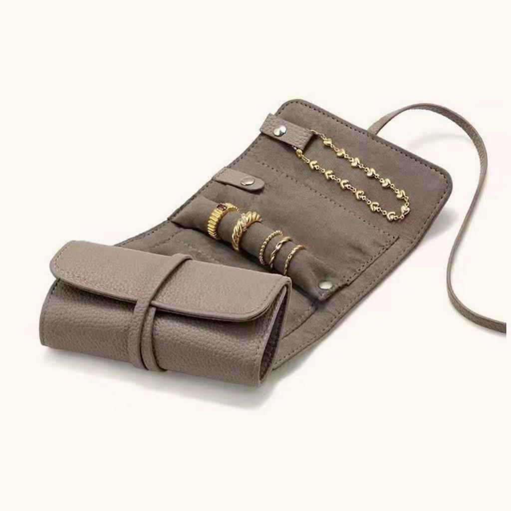 Jewelry Storage Bag, Necklace, Ring, Jewelry Portable Bag, Foldable Small Bag, Divided Jewelry Box