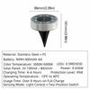 Solar Powered Buried Garden Light 8 LED Solar Underground Light LED Ground Lamp  Dusk To Dawn