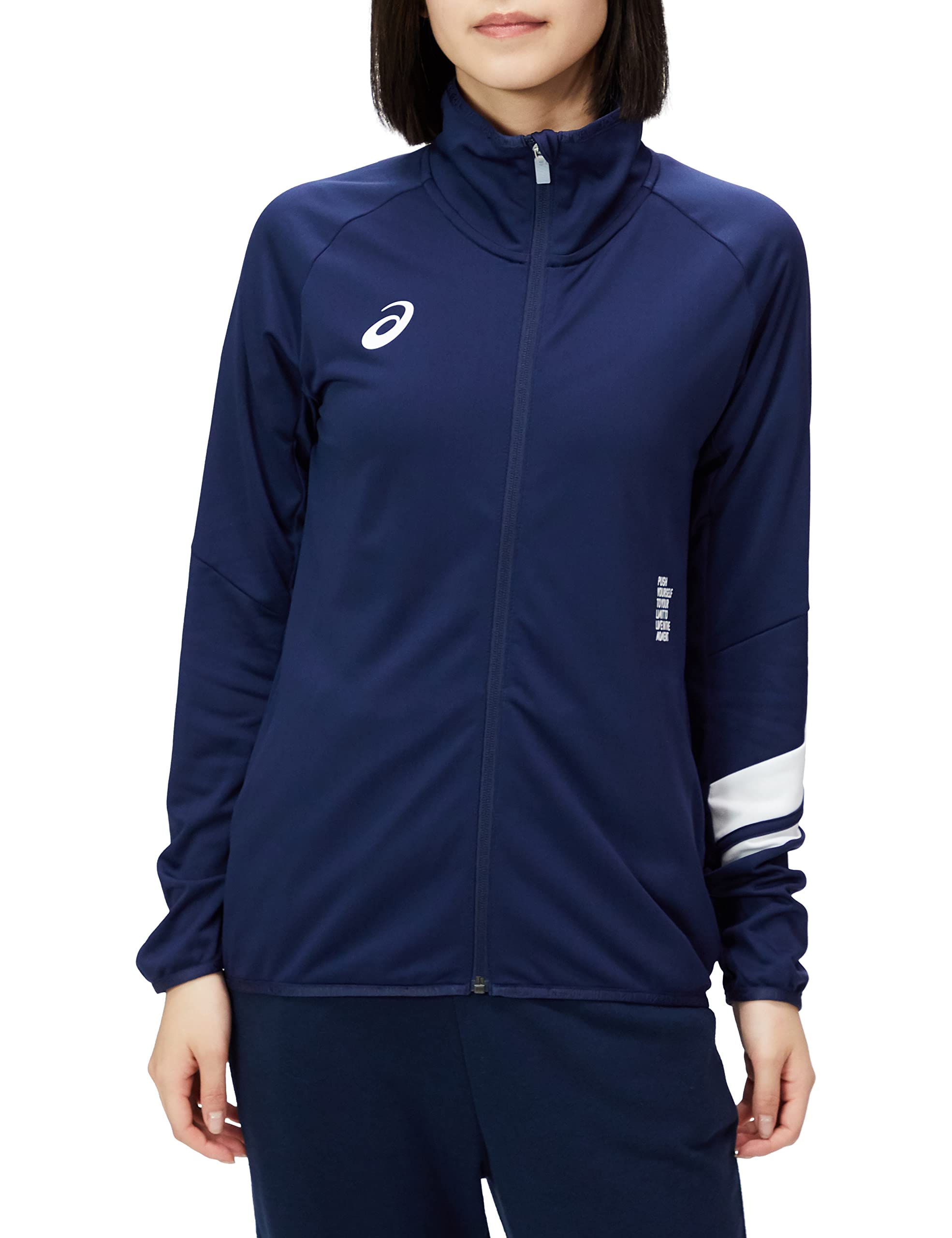 

LIMO Сухой эластичный трикотаж Тренировочная одежда [Asics] Куртка, 2032C364, Женская