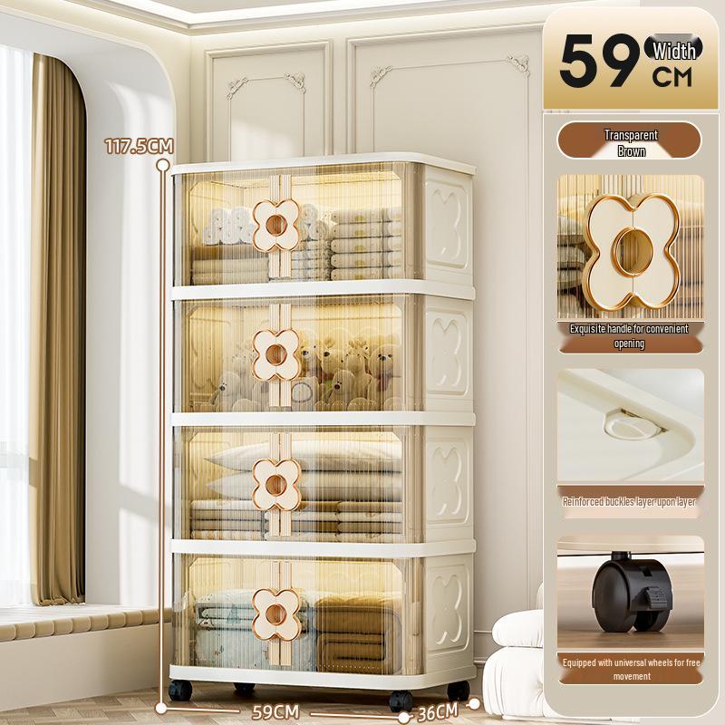 Super Large Foldable Storage Box for Clothes, Quilts, Toys, and Snacks