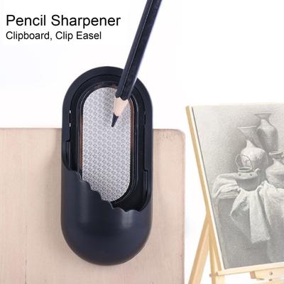 Zeichenstiftspitzer Clip-Typ Tragbar Skizzieren Zeichnen Bleistiftspitze Schleifpapier Schärfen