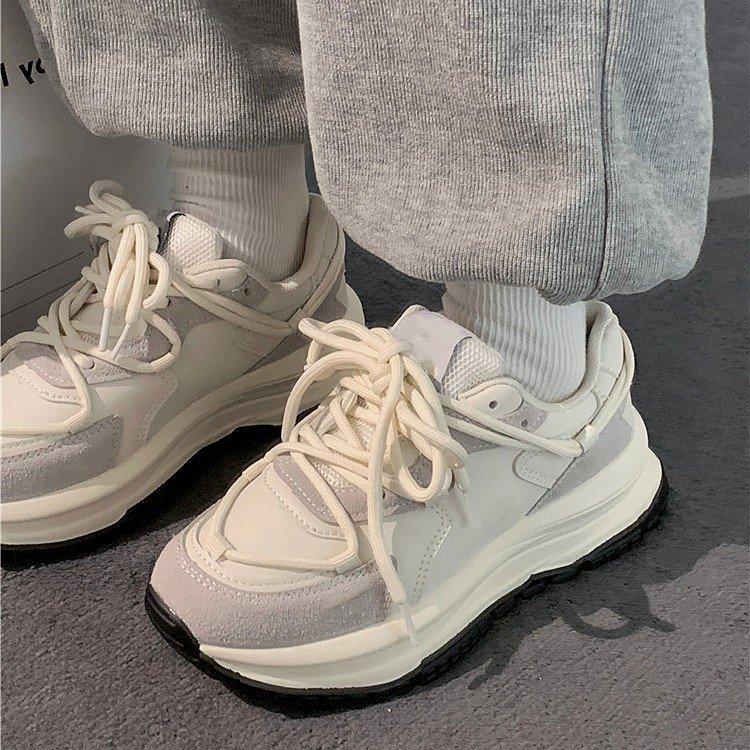 Campus style soft sole retro casual dad shoes spring and summer new ins trendy casual sports shoes