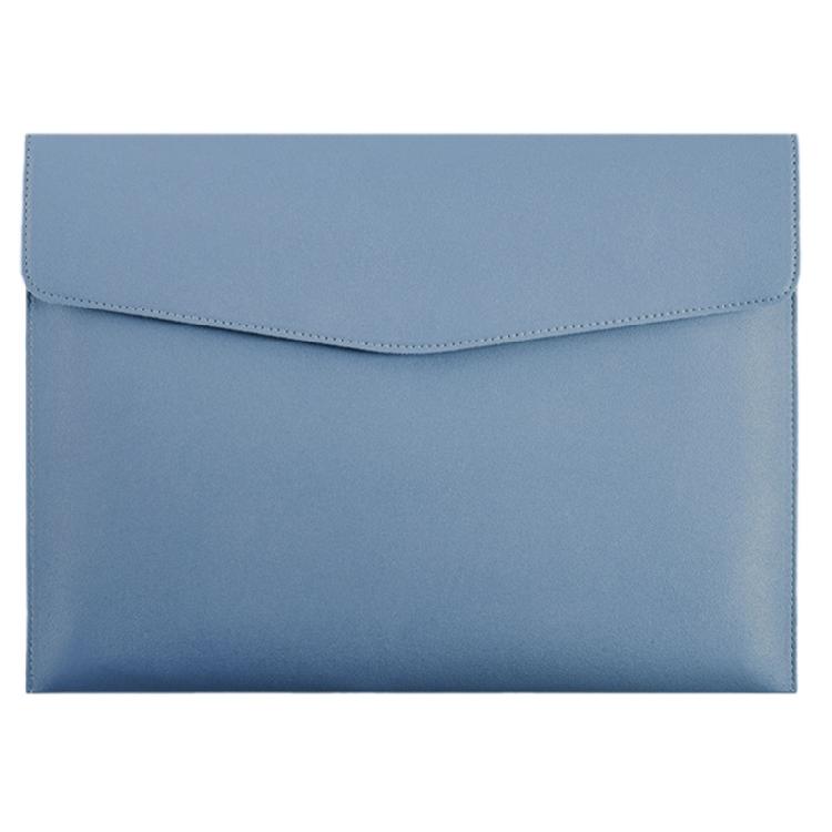 Business Folder Water Resistant Leather Document Organiser Carrying Case Magnetic Button Closure 330x240cm for Office