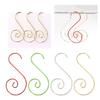 100pcs Christmas Tree Decoration Hooks S Shaped Hangers for Hanging Ornaments Metal Holiday Ornament Hanging Solution