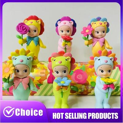 1 Stück Zufälliger Sonny Angel Blind Box Blumen Serie Mini Niedliche Anime Figur Sammlerpuppe Geschenk für Kinder Fans Weihnachten Geburtstag