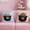 Anime S-Smokey B-Bear Pillow Case pattern printing pillowcase living room sofa cushion cover bedroom room decor