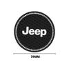 2 Pack Car Interior Coasters Water Cup Anti-Slip Mats Decorative Mats for Jeep JPB Renegade Wrangler JK Compass Grand Cherokee G AKV1
