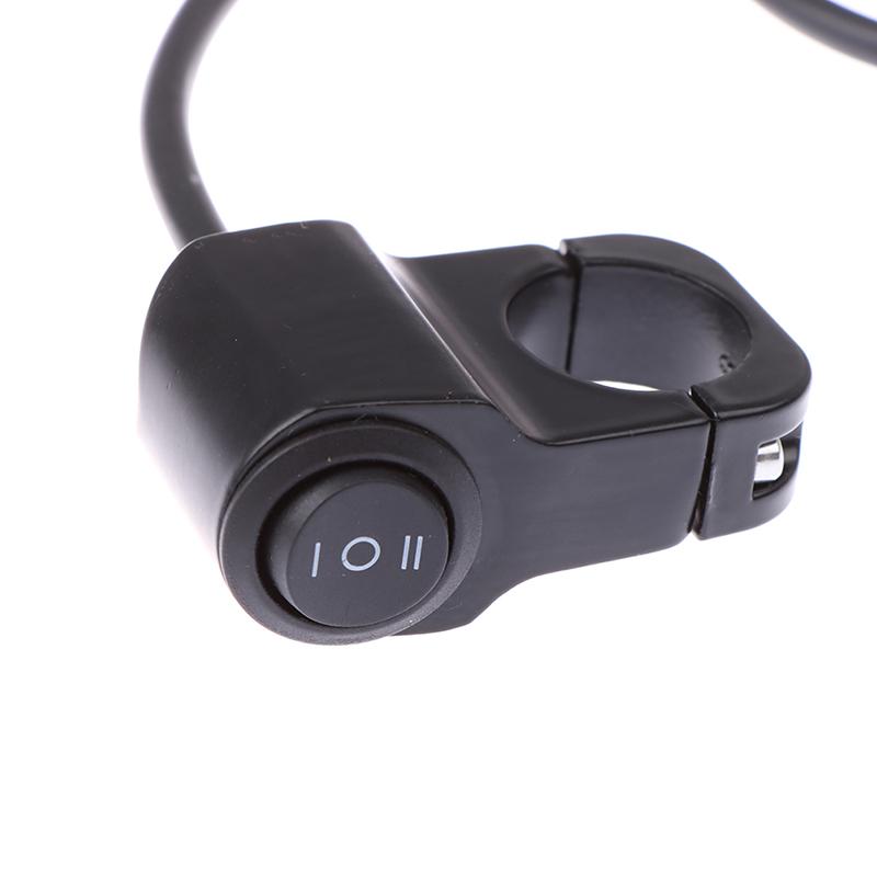 Spínač řídítek motocyklu Zapnuto Vypnuto 12V Vodotěsný Světlomet ATV Mlhové světlo