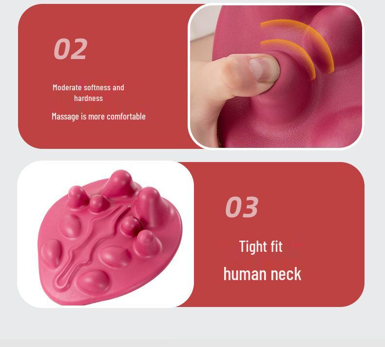 Ergonomic Massage Mat & Pillow for Cervical Traction and Lumbar Support