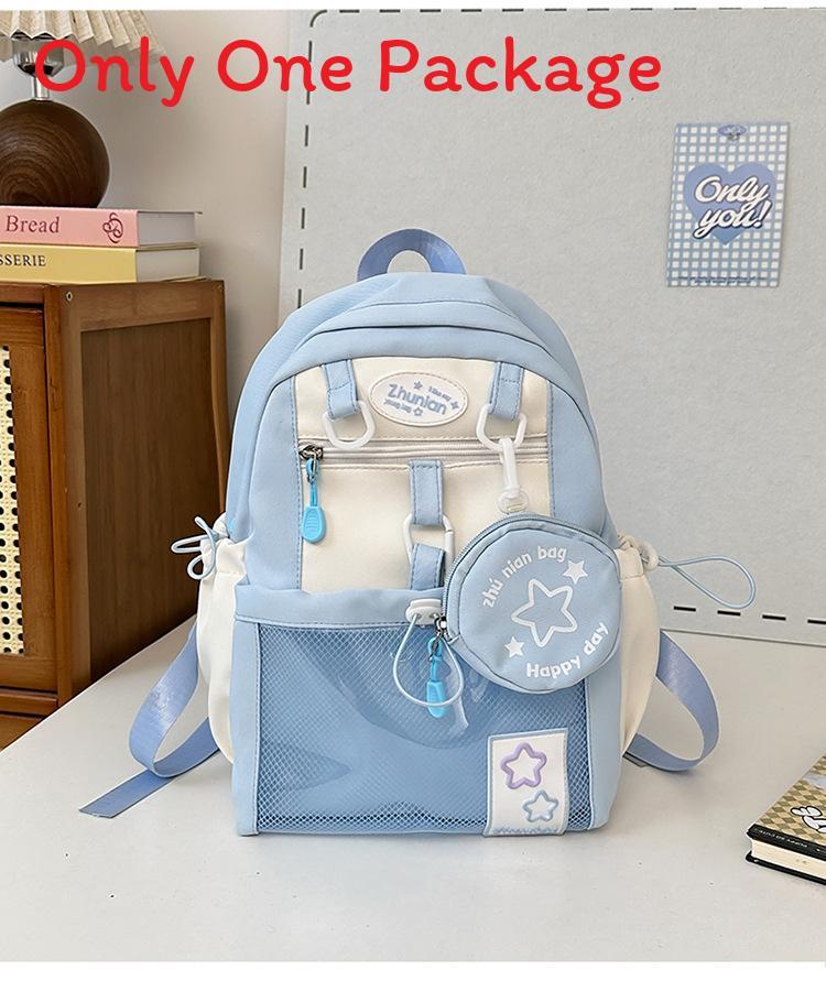 Girl School Backpack With Nylon Material And Design For Teen Students