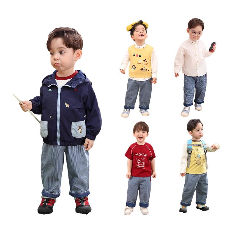 LUSON Baby Boy Straight-Leg Jeans 120