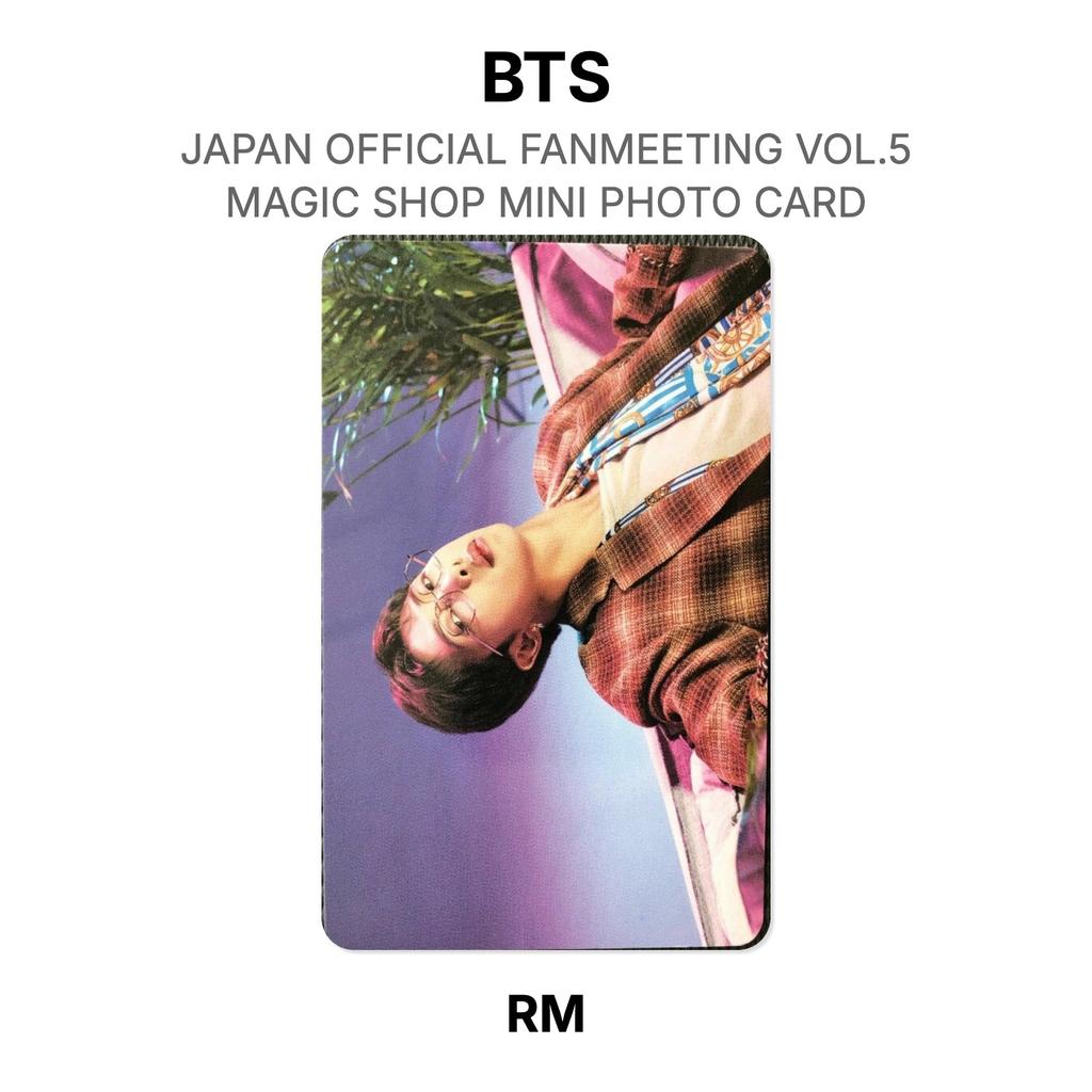 BTS JAPAN OFFICIAL FANMEETING VOL.5 MAGIC SHOP MINI PHOTO CARD Official Photocard