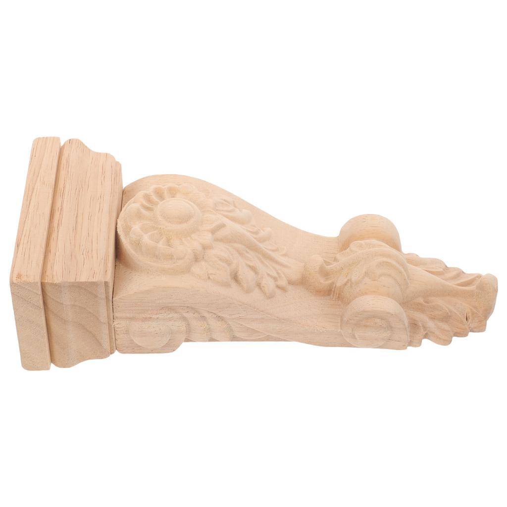 Furniture Decorative Applique Corner Onlay Ornate Wood Appliques Carved Molding Door Decoration