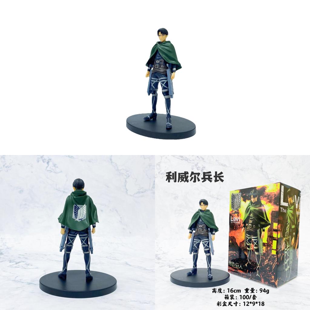 Attack On Titan Rivaille Pvc Figure Collectible Model For Fans And Display