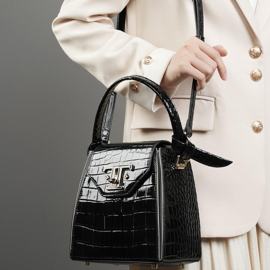 Premium Handtasche mit Alligatormuster Neue Pendler-Damentasche Umhängetasche Schultertasche Box-Tasche