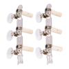 3+3 AcrylicClassical Guitar String Tuning Peg Tuners Machine Heads Silver