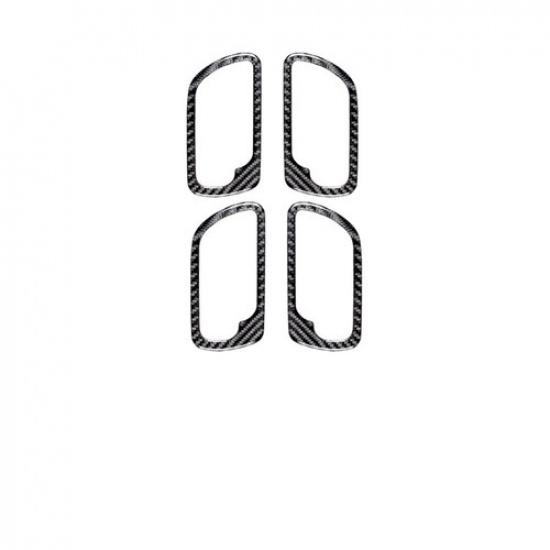 4Pcs Carbon Fiber Door Handle Cover Trim For Honda Accord Sedan 2003-2007