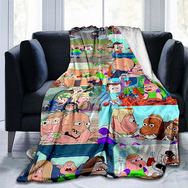 The Adventures of A Young Boy Blankets Game Throw Blankets for Sofa Couch Camping Flannel Blankets Perfect for Living Rooms Bedrooms
