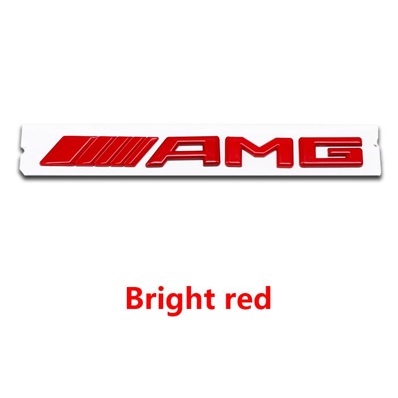3D ABS AMG Letters Rear Trunk Emblem Badge Sticker For Mercedes Benz W205 W206 W213 W214 2017-2025 Auto Car Styling Accessories
