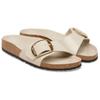 Birkenstock Madrid Big Buckle Series Simple Comfortable Breathable Slide Sandals Women sandals Beige 1031823