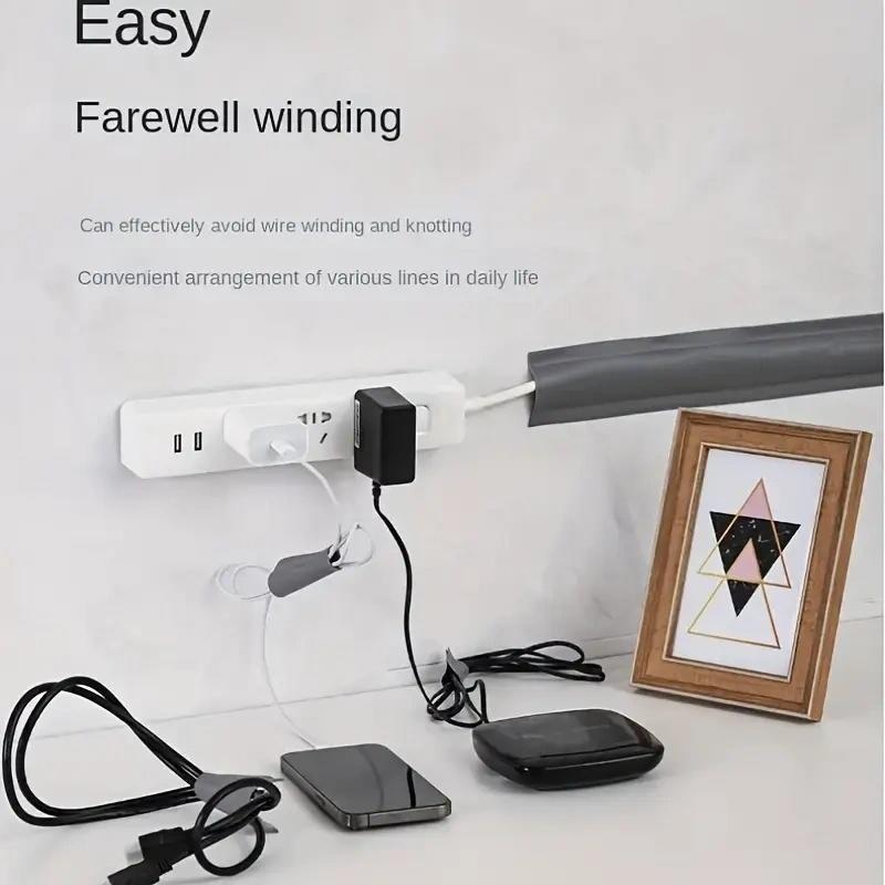1PC Surface PVC Width 3.8CM Mounted Self-Adhesive Cable Tray Ground Anti Stepping Cover Decorative Surface Exposed Wire Conduit