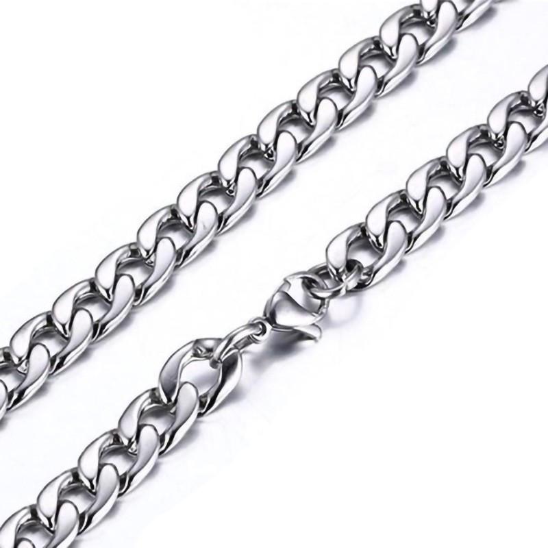 18k Vergulde Roestvrijstalen Ketting met Zwarte Titanium Ketting