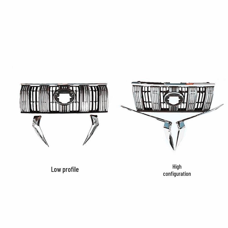Fits Toyota Prado Land Cruiser 2010-2020: 3.5 Front Grille, 4000 Air Intake Grille, 2700 Middle Grille Modification Parts.