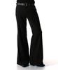 Bonbaihan Stud Stripe Bootcut Trousers Black