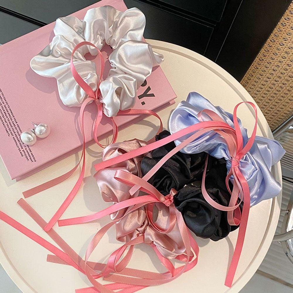 

Hair Tie Korean Style Hair Rope Bow Hair Scrunchies Balletcore Ponytail Holder Women Hair Ring