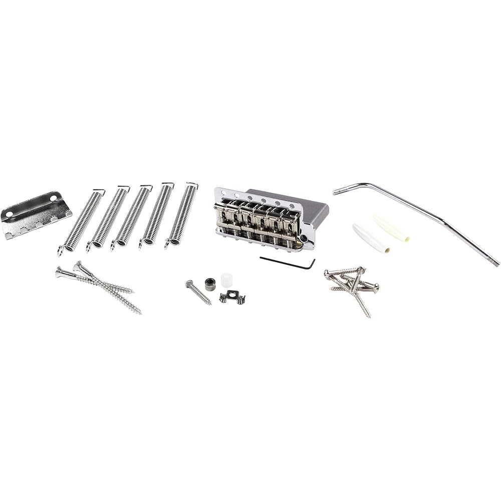 Fender Parts Pure Vintage Stratocaster Tremolo Assembly, Nickel