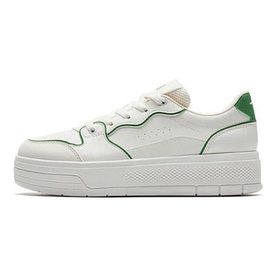 Jelly Shoes 2 Versatile Casual Breathable Lightweight Increased Height Low Top Skate Shoes Women Sneakers White Green 122528032-1