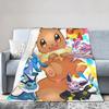 Japanischer Anime Pikachu Einfache Super Warme Decke Pokemon Plüsch Überwurfdecke Neuheit Sofa Stuhl Flanell Bettdecke Bettbezug