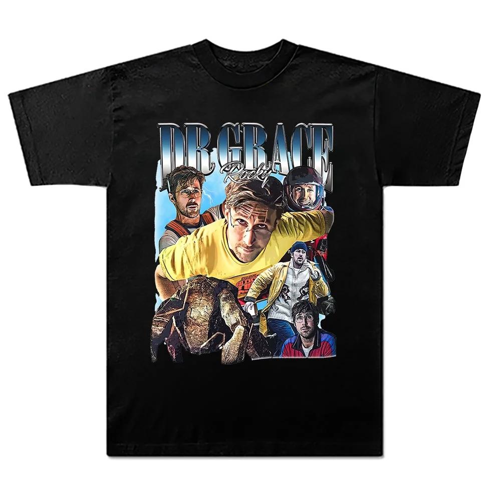

2026 Project Hail Mary Merch T-shirt Men and Women New Summer Y2K Clothing Breathable Fashionable Round Neck Short Sleeved To... S разноцветный