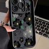 Emery Black Camellia Phone Case for Apple iPhone 13/14/15/16/17 Pro Max