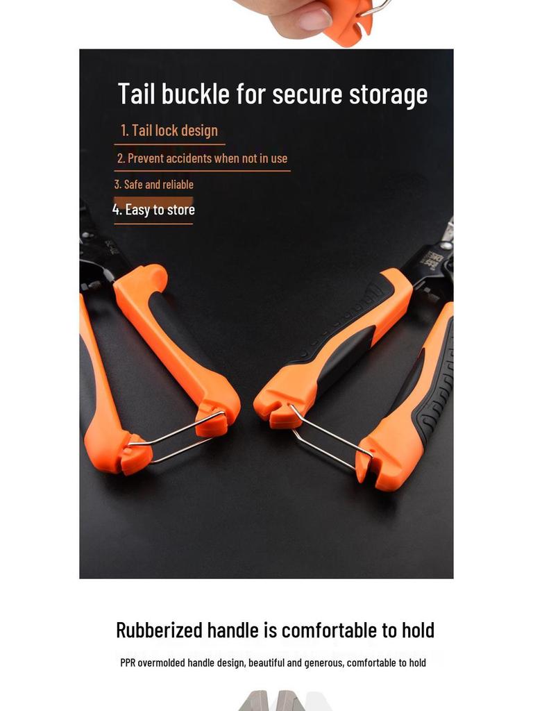 Heavy Duty Multifunctional Steel Wire and Rebar Cutter Pliers