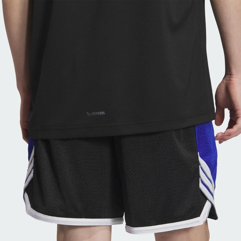 Adidas Sports Casual Striped Basketball Vest Men Tops Black KE5906