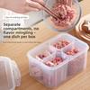 Airtight Lid Food Storage Container Meat Fruit Veggie Side Dish Meat Fruit Veggie Keeper Transparent Plastic Storage Box