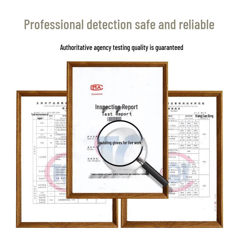 Electrician's Insulating Anti-Slip Gloves - Wear-Resistant, 400V/380V/220V Protection