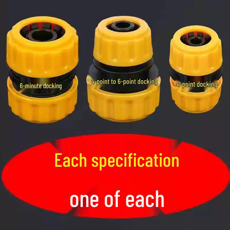 Multifunctional Hose Fitting: Quick Conversion Water Pipe Connector (1/2, 3/4, 1-Inch)