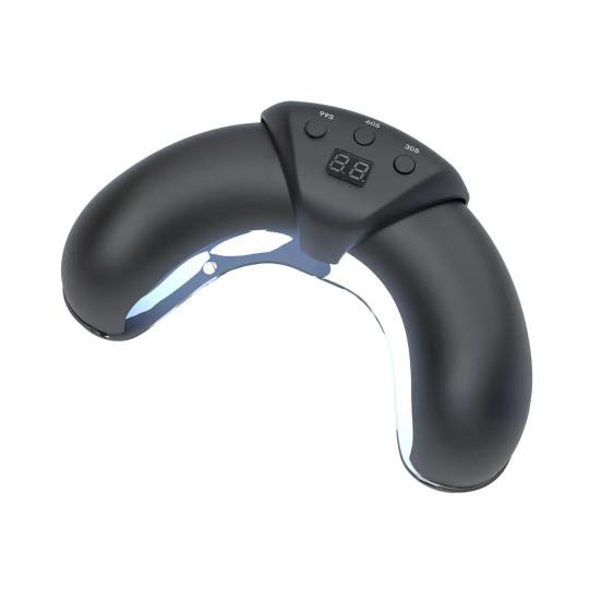 Bærbar Neglesoppbehandling Lys 22-LED UV-lysterapi Sammenleggbar U-formet Design 470nm Blått + 905nm Infrarødt Neglekunst Fototerapimaskin