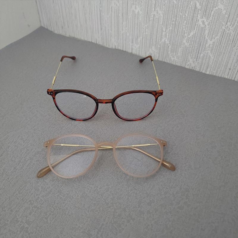 2 Pairs Per Set Basic Classic Anti Blue Light Blocking Glasses Vintage Men Women Office Outdoor Female Accessory Eyewear