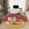 1pc Tom Jerry Office Round Area Rug, Under Office Chairs Bedroom Living Room Home Decor, Room Decoa1016061