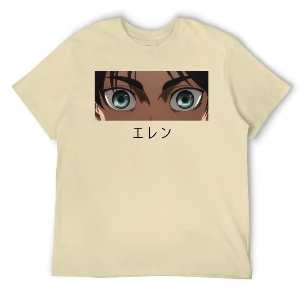 Eren Eyes Titan Classic Tees Graphic Vintage T-shirt Crewneck  Sports  Funny Fitness Eur Size