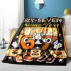 1PC Custom Name "Six-Seven Arcade Fun" Outdooor Flannel Blankets Throw Blanket All-Season Throw Gift Bedspread for Couch, Bed, Camping Holiday Birthda