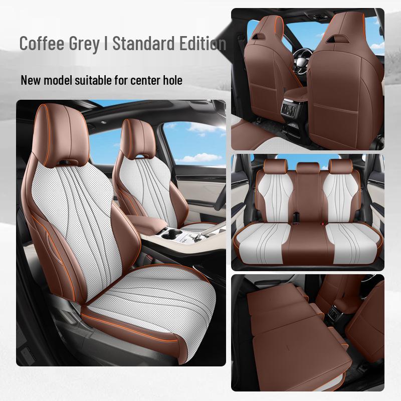 All-Season Full Surround Seat Cover for BYD Song Plus/DMI Five-Seater Car Cushion