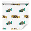 Colorful Candy Striped Wallpaper for Living Room and Bedroom 50x1000