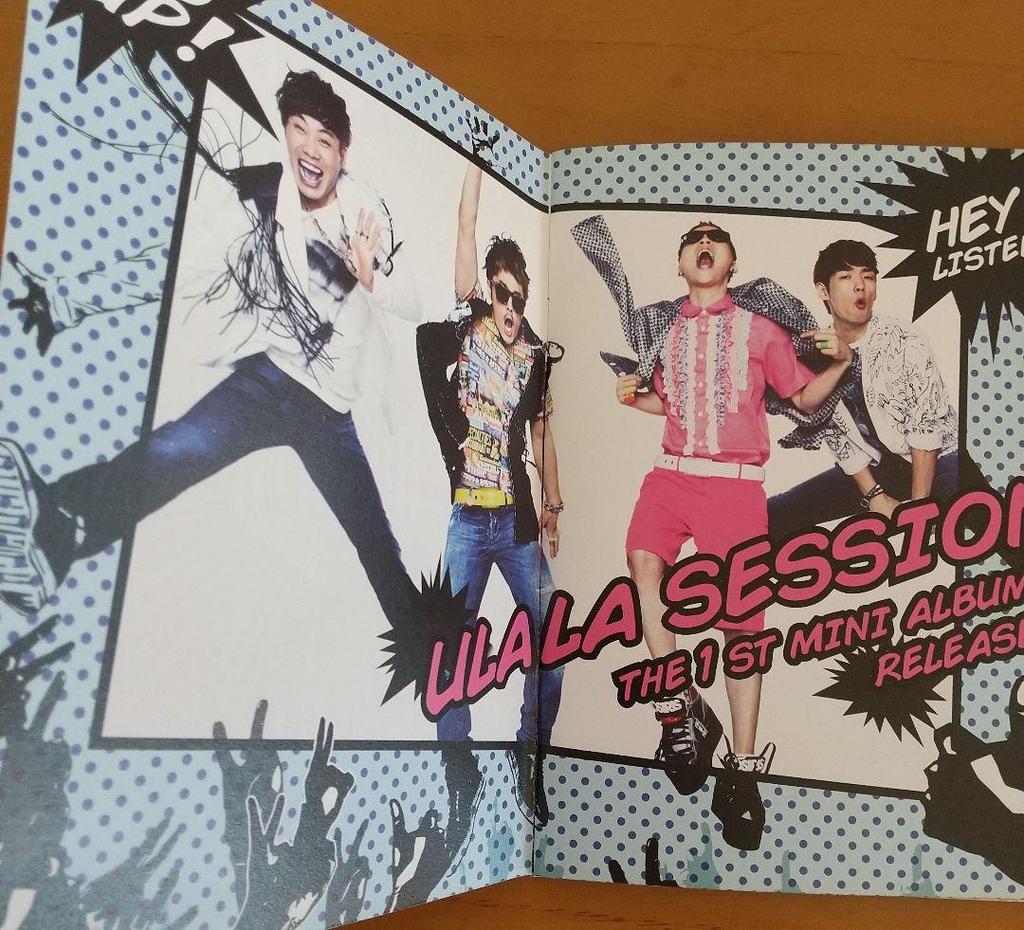 [USED] ULALA SESSION 1st Mini Album Korean Edition