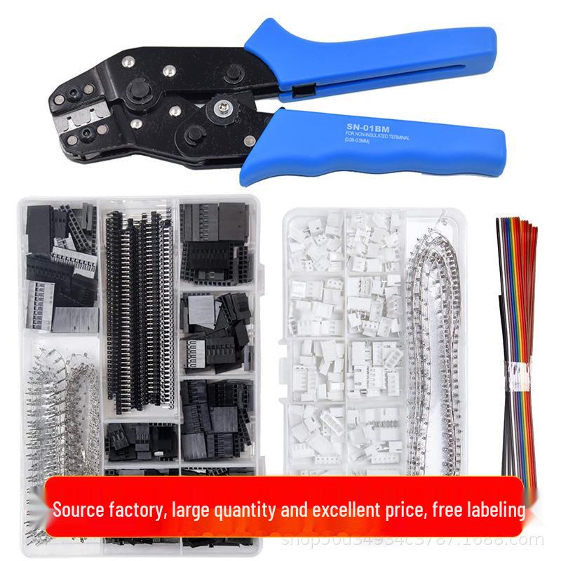 SN-01BM XH2.54 DuPont Terminal Crimping Tool Set - Pliers and Connectors 460PCS JST Terminal Set