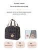 Chuangna Stylish Insulated Lunch Bag with Large Capacity and Thickened Aluminum Foil for Outdoor Use